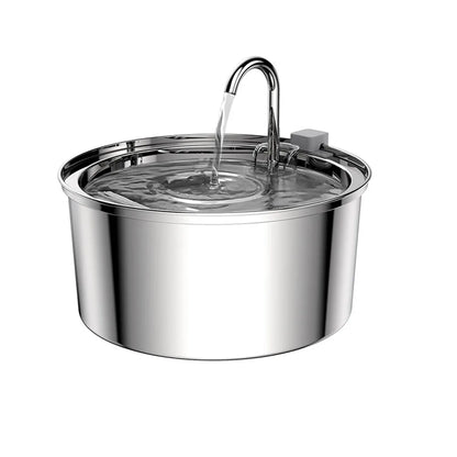 💧🐾 Stainless Steel Smart Water Fountain – Αυτόματη Σιντριβάνι Ποτίστρα για Γάτες & Σκύλους με Φίλτρο & USB ✨🐶🐱 Καθαρό, φρέσκο νερό όλη μέρα – αθόρυβη λειτουργία & ανοξείδωτη αντοχή!