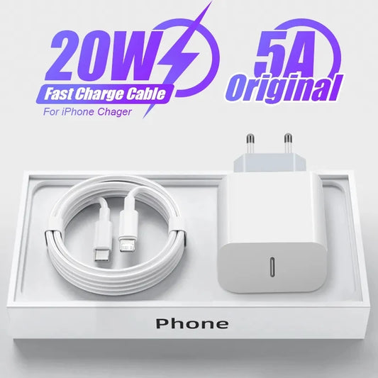 ⚡🔌 KUWAI 20W PD USB-C Charger 🚀 (Fast Charging για iPhone)