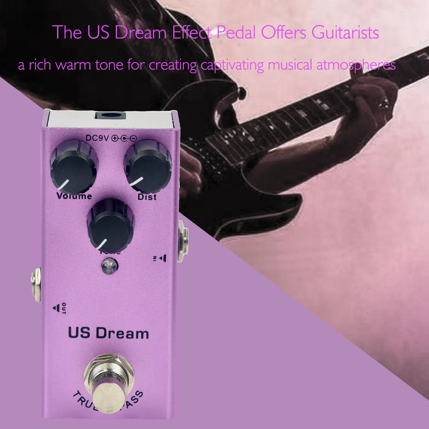 🎸⚡ Πεντάλ Ηλεκτρικής Κιθάρας – Overdrive, Distortion, Chorus, Delay & Tremolo, True Bypass & Ανθεκτικό Design 🎶