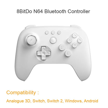 🎮✨ 8BitDo N64 Bluetooth Controller – Retro Gaming Gamepad για Switch, Windows & Android