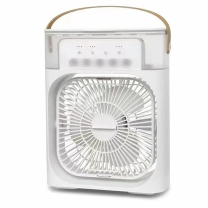 ❄️💨 3 σε 1 Φορητό Air Cooler – Ανεμιστήρας, Υγραντήρας & LED Night Light! 💨❄️  Portable Humidifier Fan Air Conditioner
