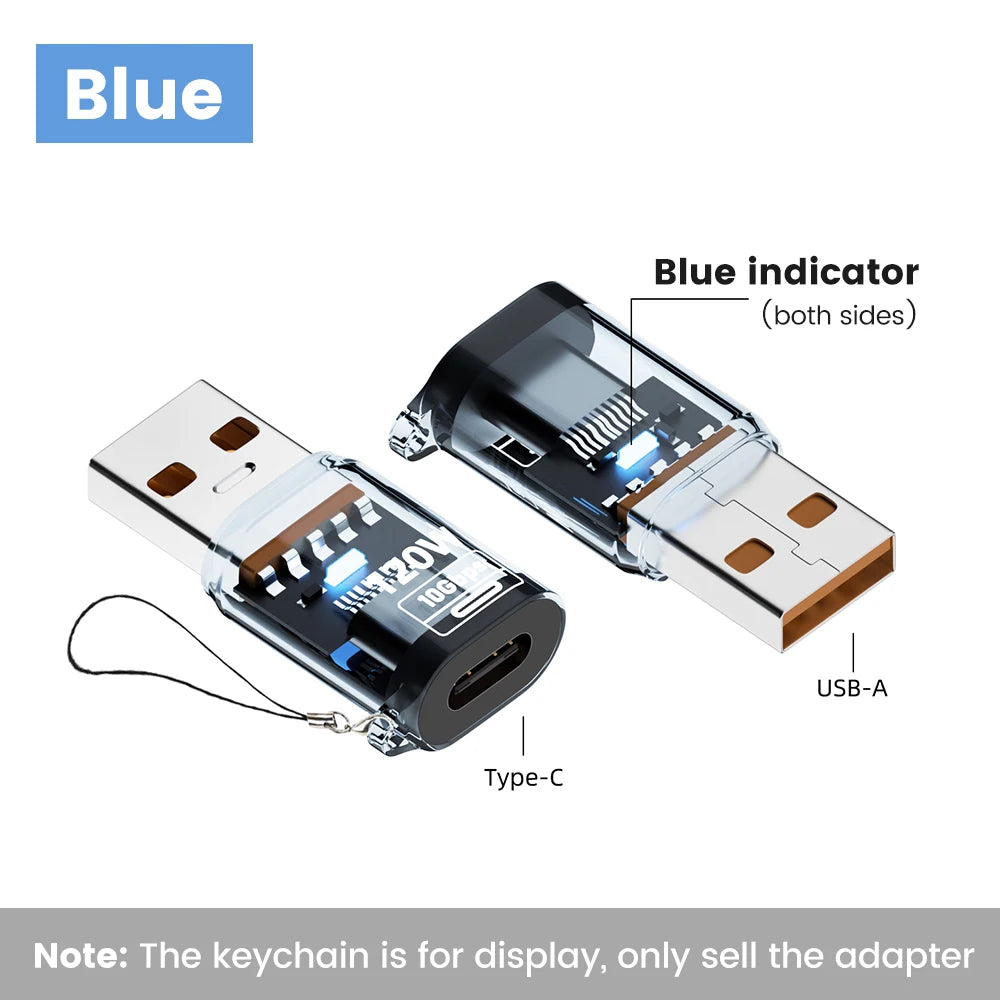 Olaf 120W USB-A Type-C OTG Adapter (USB 3.2) – Ταχεία Φόρτιση & Μεταφορά Δεδομένων