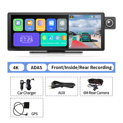 🚘📹 Imagebon H50 Dash Cam 11.3" – 4K + ADAS + Wireless CarPlay/Android Auto + 3 Channel Recording 🚀