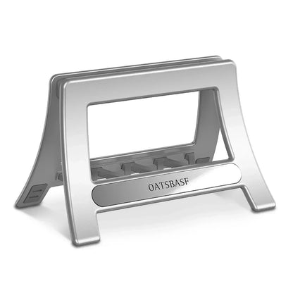 💻📐 Oatsbasf Vertical Laptop Stand – Κάθετη Βάση με Σιλικόνη & Heat Dissipation 🎯