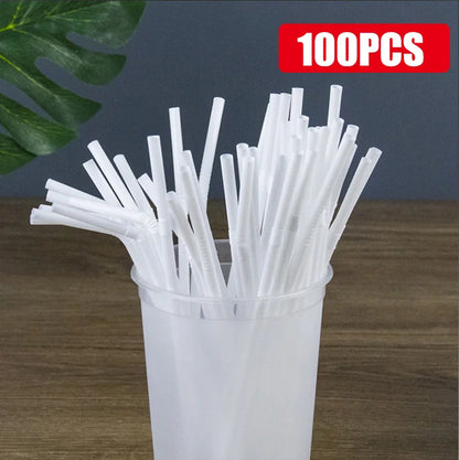 🥤🌈 Plastic Drinking Straws – Πολύχρωμα Καλαμάκια 50-1000PCS ✨ Ιδανικά για Party, Γάμους & Καθημερινή Χρήση