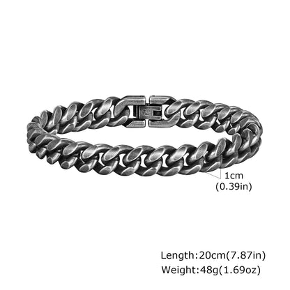 ⛓️ Vintage Byzantine Chain Bracelet – Ανδρικό Βραχιόλι από Ανοξείδωτο Ατσάλι | Retro Πλεκτό Design για Μοντέρνους & Κλασικούς Άνδρες