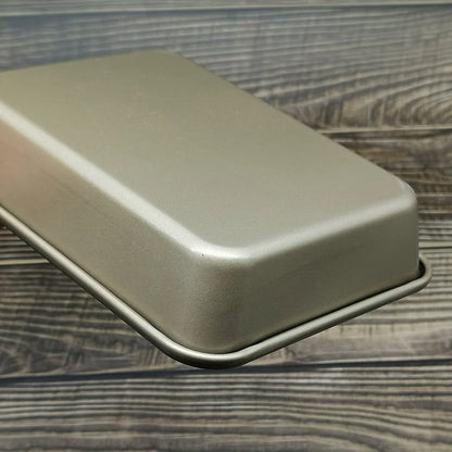 🍰 Αντικολλητικό Ορθογώνιο Ταψί Ψησίματος – Carbon Steel με Ενισχυμένες Άκρες | Ιδανικό για Κέικ, Ψωμί & Γλυκά
