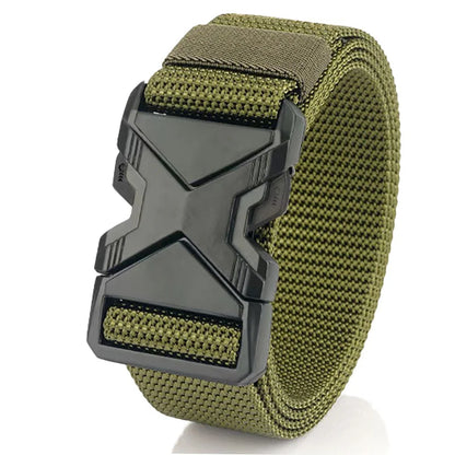 👔 Ανδρική Ζώνη Nylon Braided 125cm – Ελαφριά, Ανθεκτική & Αναπνεύσιμη με Μεταλλική Αγκράφα | Casual, Business & Καθημερινό Στυλ