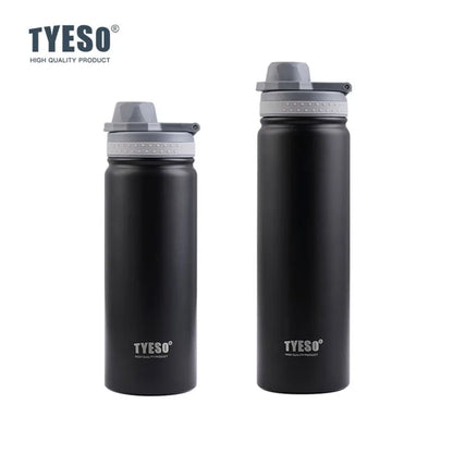 🚶‍♂️🥤 Tyeso Θερμός 530ml / 750ml | Ανοξείδωτο 304 | Travel Sport Bottle | Ζεστά & Κρύα Ροφήματα 6-12 ώρες