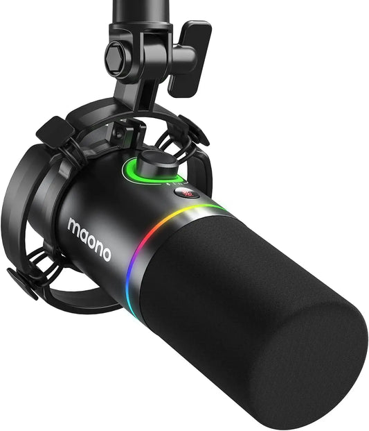 🎤 Maono PD200X Dynamic Microphone – XLR & USB Μικρόφωνο για Gaming 🎮 | Podcasting 🎧 | YouTube 🎥