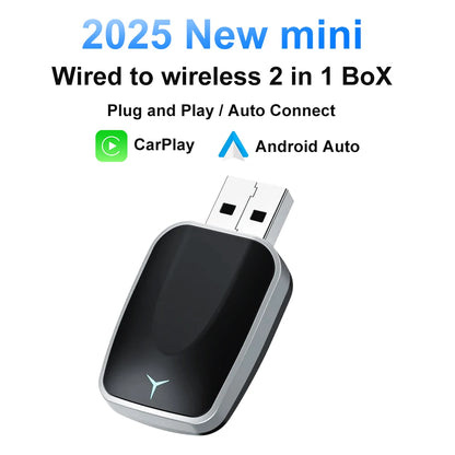 🚗 NEW Wireless CarPlay & Android Auto Adapter | Smart Mini Box | Plug & Play | Universal Compatibility for Nissan & Other Vehicles