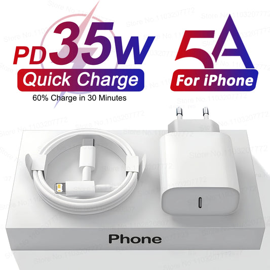 ⚡📱 PD 35W Type-C Fast Charging Cable για iPhone – Super Γρήγορη & Ασφαλής Φόρτιση