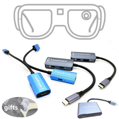 AR Glasses HUB – Multi-Device Adapter για Xreal, Rokid, Viture & Rayneo (4K / 100W)