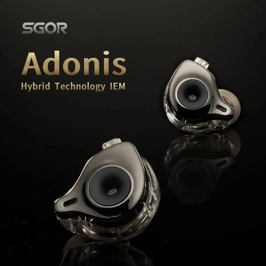 🎧 SGOR Adonis – Hybrid HiFi In-Ear Earphones 🎶 1DD + 1BA Υβριδική Τεχνολογία | Super Bass | Hi-Res Ήχος