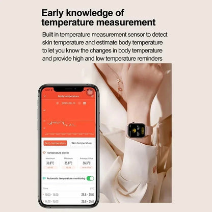 Smart Watch ECG + PPG – Προηγμένο Ρολόι Υγείας & Ευεξίας για Γυναίκες