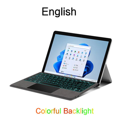 💻✨ AJIUYU Magnetic Backlit Keyboard – Για Microsoft Surface Go 1/2/3 ✨💻