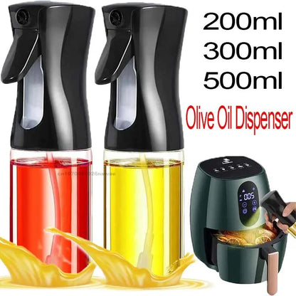 🥗🫒 Oil Spray Bottle – Επαναγεμιζόμενο Μπουκάλι Ψεκασμού για Λάδι, Ξύδι & Σάλτσες 🍳 Ιδανικό για Μαγειρική, BBQ & Baking