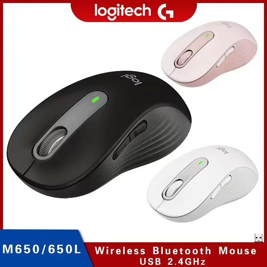 🖱️ Logitech M650 / M650L Wireless Bluetooth Mouse – Silent, Εργονομικό, Plug & Play για Δεξιόχειρες 🔇 Ιδανικό για Laptop, PC, Mac & Multi-Device Χρήση | Bluetooth + 2.4GHz | Άνεση χωρίς θόρυβο
