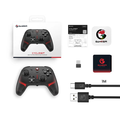 GameSir Cyclone 2 Bluetooth Gamepad – Tri-Mode | TMR Joysticks | Hall Effect Triggers