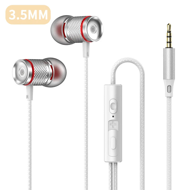 🎧 9D HiFi Heavy Bass Earphones – Ενσύρματα Ακουστικά με 7.1 Surround & Μικρόφωνο