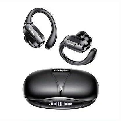 Lenovo XT80 Wireless Bluetooth 5.4 Earphones with Ear Hooks, Microphone & LED Battery Indicator
