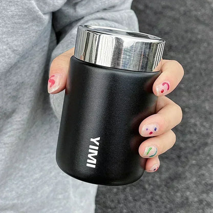 ✨ Mini Thermos Mug 230ml | 316 Ανοξείδωτο Ατσάλι | Pocket Vacuum Flask Καφέ & Τσάι
