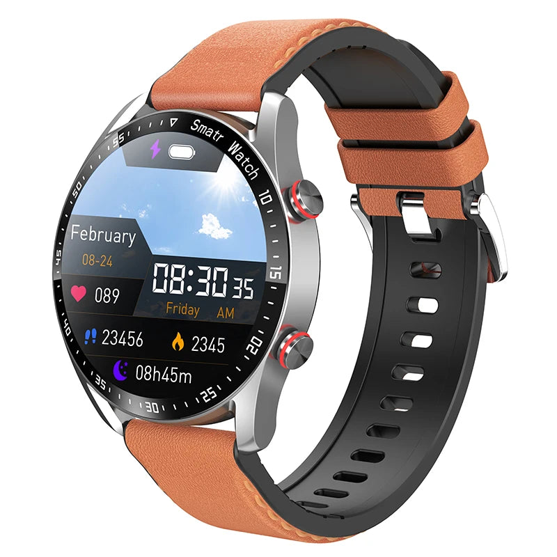 ⌚ New Smart Watch Men – 1.5” Full Touch Screen με Bluetooth Κλήσεις & Fitness Παρακολούθηση