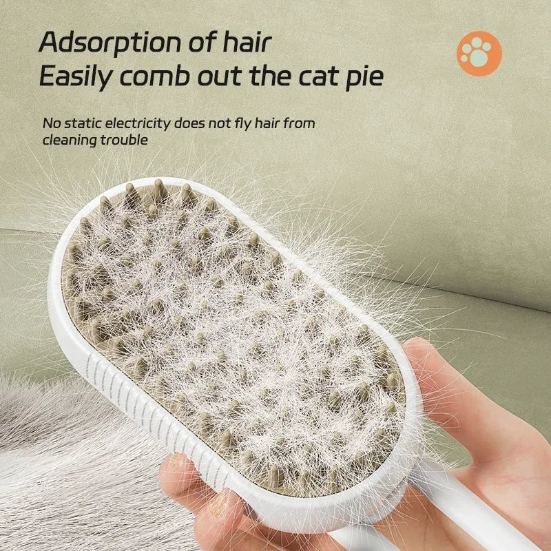 💦🐾 Pet Spray Massage Comb – Χτένα Καθαρισμού & Μασάζ με Ψεκασμό για Γάτες & Σκύλους ✨🐶🐱 Χτένισμα, καθαρισμός και φροντίδα – όλα με ένα πάτημα!