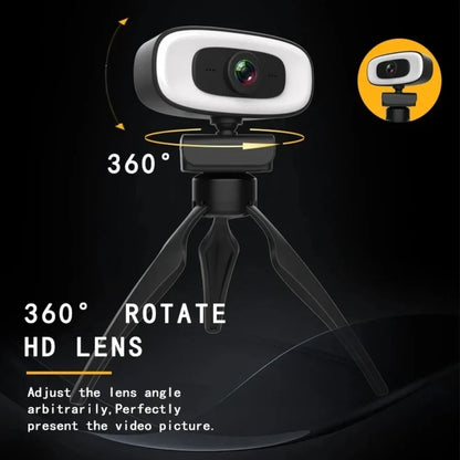 🎥✨ Full HD 4K/2K/1080P Webcam – Με Wide-Angle Φακό & Μικρόφωνο 🎤💻