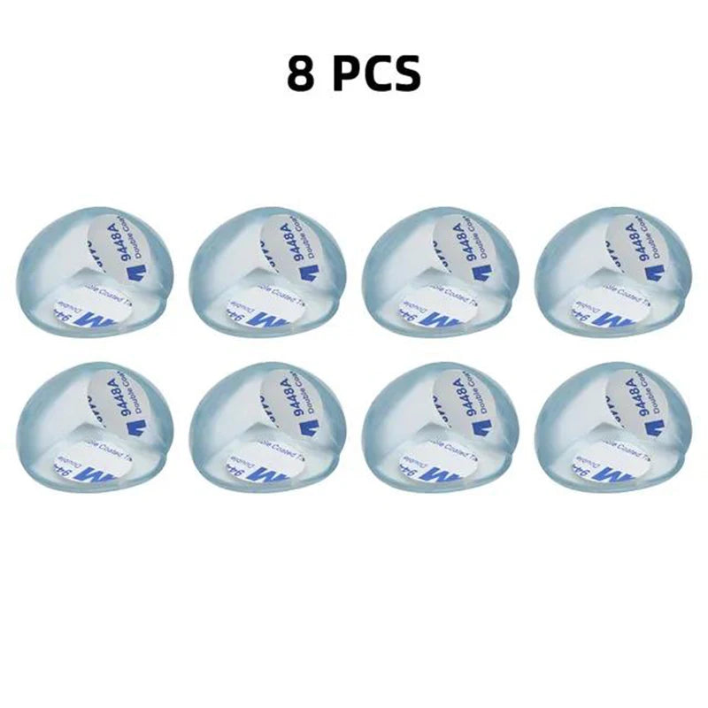 🍼🛡️ Σετ 4/8/12 Τεμάχια – Διάφανα Προστατευτικά Σιλικόνης για Γωνίες Τραπεζιών & Επίπλων ✨