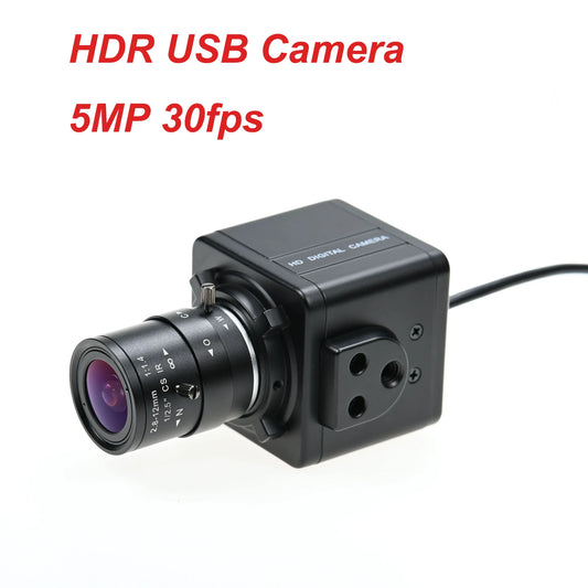 🔬📸 GXIVISION HDR 5MP USB Camera – WDR Wide Dynamic με CS Zoom Lens 🎥✨