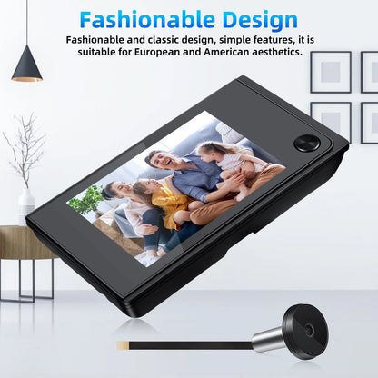 🚪 Awapow Ψηφιακό Ματάκι Πόρτας – Peephole Viewer 3.5’’ LCD | 120° Wide Angle, HD 2MP, Cat Eye Door Camera 🔒