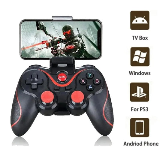 🎮 Terios T3/X3 Ασύρματο Bluetooth Gamepad | Universal Controller για PS3, Switch, Android, iOS & PC | Turbo, Δόνηση & 6-Axis Gyroscope