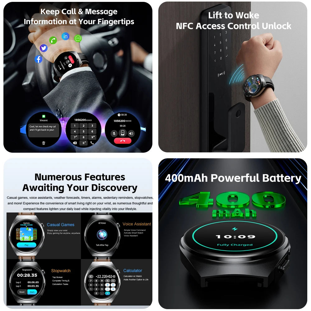 ⌚ DAORKOW GT96 – TWS 2-σε-1 Smart Watch με Ενσωματωμένα Bluetooth Ακουστικά | Κλήσεις, NFC, Παρακολούθηση Υγείας & Μουσική