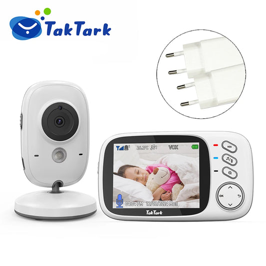 🍼📹 TakTark 3.2” Wireless Video Baby Monitor – Η ήρεμη λύση για γονείς Δες, άκου & μίλα στο μωρό σου εύκολα και με ασφάλεια – μέρα & νύχτα! 💖