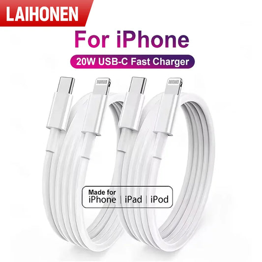 🔌 Original 20W PD USB Type-C to Lightning Καλώδιο – Για Apple iPhone & iPad