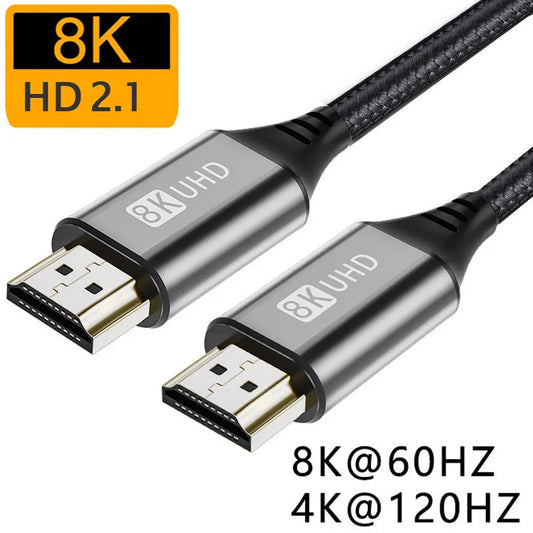 🎮📺 HDMI 2.1a Καλώδιο 8K / 4K Ultra High Speed – 48Gbps ⚡