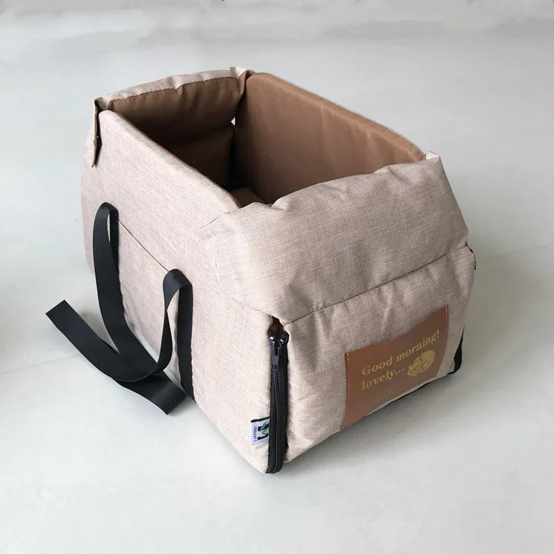 🚗🐶 Portable Console Booster Car Seat & Carrier – Πολυτελές Κάθισμα & Τσάντα Μεταφοράς για Μικρούς Σκύλους & Γάτες 🐾🛡️ Άνεση, ασφάλεια και στυλ – ακριβώς στο κέντρο της προσοχής!