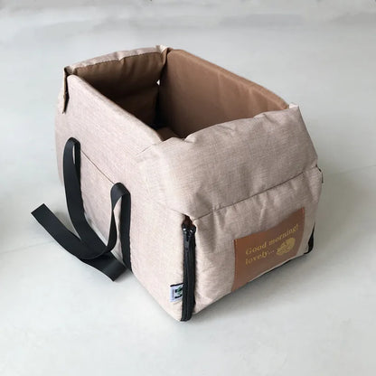 🚗🐶 Portable Console Booster Car Seat & Carrier – Πολυτελές Κάθισμα & Τσάντα Μεταφοράς για Μικρούς Σκύλους & Γάτες 🐾🛡️ Άνεση, ασφάλεια και στυλ – ακριβώς στο κέντρο της προσοχής!