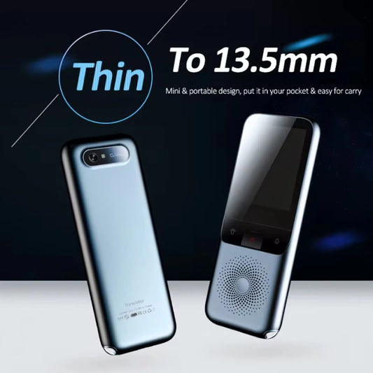 🌍 T11 Portable Audio Translator – 138 Γλώσσες, Online & Offline