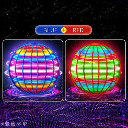 🌌✨ Flying Ball Boomerang Fly Orb Magic – LED Drone Hover Spinner 🎁