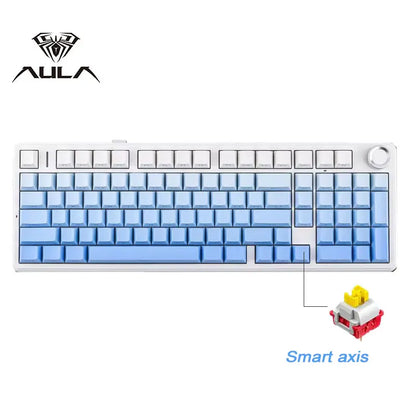 ⌨️🎮 AULA F99PRO Gaming Keyboard – Pro-Level Εμπειρία Πληκτρολόγησης με 3 Τρόπους Σύνδεσης & Gasket Design!