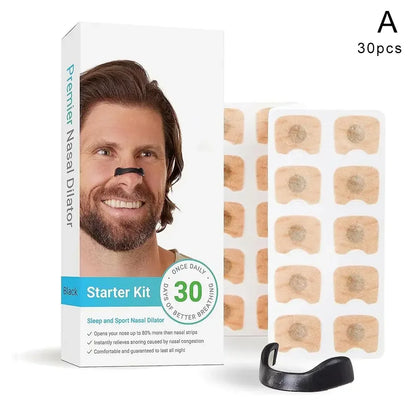 😴👃 Magnetic Nasal Dilators – Ελεύθερη Αναπνοή & Ήσυχος Ύπνος! 👃😴 Anti-Snoring Strips | Air Intake Booster | Sleep & Sports Aid | 15/30pcs
