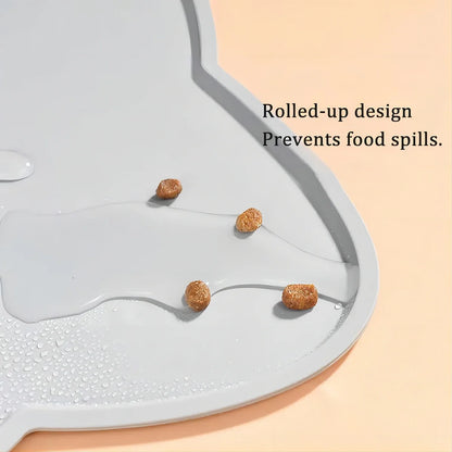 🐾 Σιλικονούχο Pad Φαγητού για Κατοικίδια – Pet Silicone Food Mat | Αδιάβροχο, Αντιολισθητικό & Εύκολο στο Καθάρισμα | Για Γάτες & Σκύλους