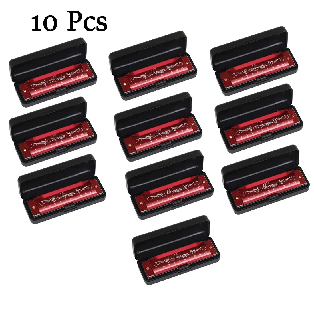 🎵🎶 Harmonica 10 Holes – 20 Notes 🚀 (Key of C – Με Θήκη)