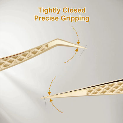 ✨ Lashtalk Precision Fiber Tip Tweezer – Premium Λαβίδα για Eyelash Extensions με Diamond Grip ✨
