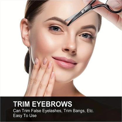 ✂️ 1PC Στρογγυλές Ψαλίδες Ασφαλείας για Τρίχες Μύτης – Stainless Steel