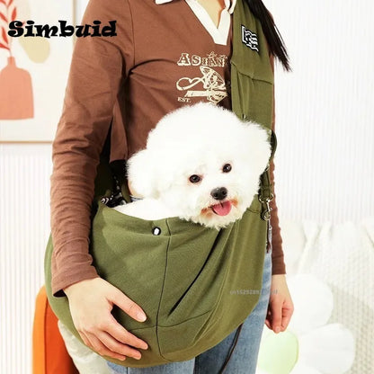 🎒🐾 Comfortable Crossbody Pet Sling Bag – Άνετη Τσάντα Μεταφοράς για Σκύλους & Γάτες 🐶🐱 Πάρ’ το κατοικίδιό σου παντού – με στυλ & άνεση!
