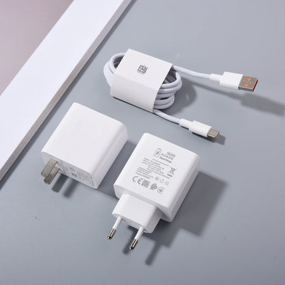 ⚡🔌 Honor 66W SuperCharge Plug 🚀 (EU/US + 6A USB-C Cable)