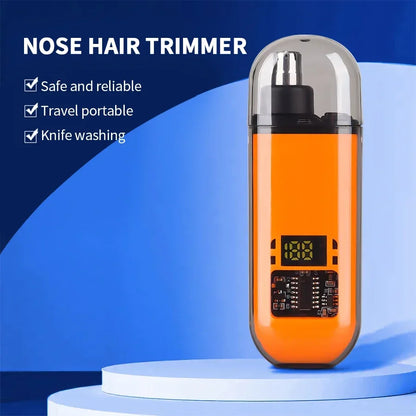 👃✂️ 2 σε 1 Electric Ear & Nose Hair Trimmer – Επαγγελματικό & Ανώδυνο για Άνδρες ✨